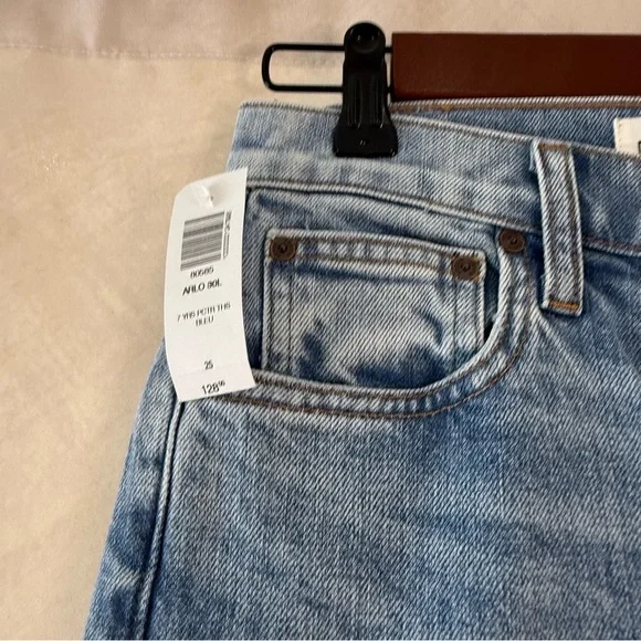 Aritzia Denim Forum The Arlo High Rise Straight Jeans Size 25W 30L - Picture 3 of 9